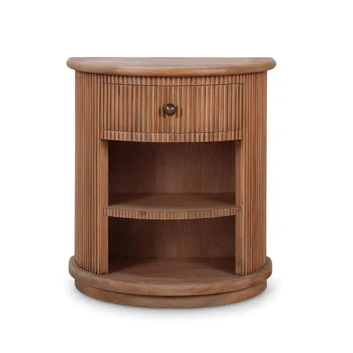 Kraton 1 Drawer Side table-Blue Hand Home