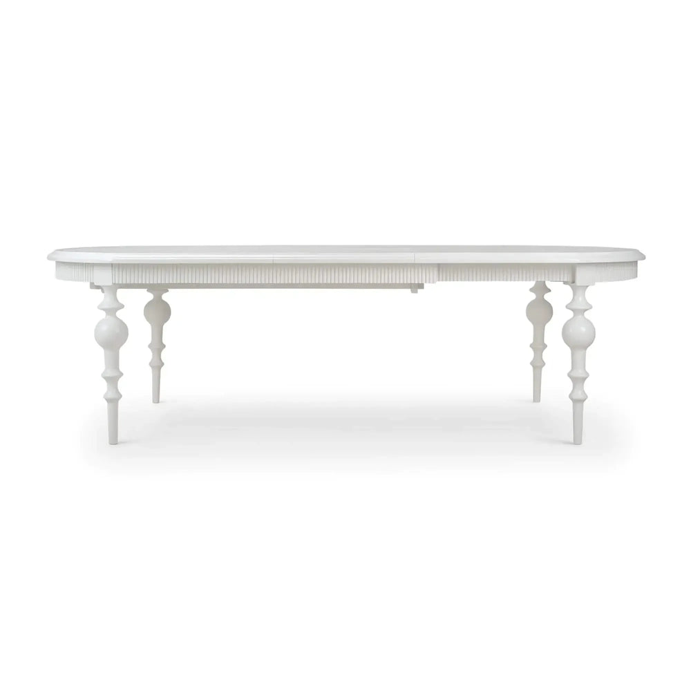Kraton Butterfly Oval Extension Dining Table 80 - 102"-Blue Hand Home