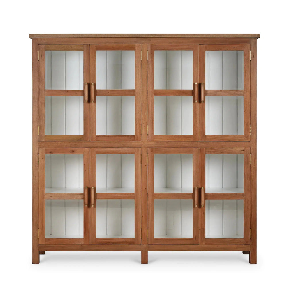 Madrone 8 Door Display Cabinet-Blue Hand Home