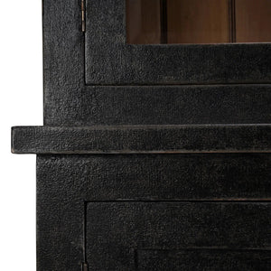 Madrone 12 Door Display Cabinet w/ Glass Shelves-Blue Hand Home