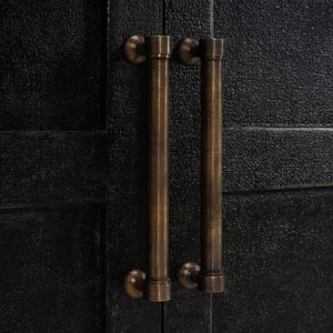 Madrone 12 Door Display Cabinet w/ Glass Shelves-Blue Hand Home