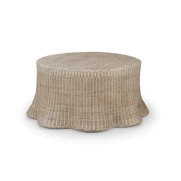 Newport Rattan Coffee Table-Blue Hand Home