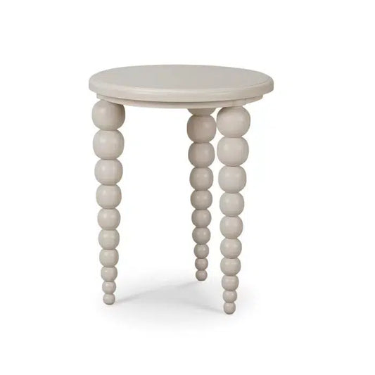 Cholet Side Table in Putty-Blue Hand Home
