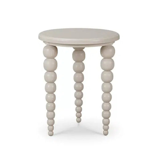Cholet Side Table in Putty-Blue Hand Home