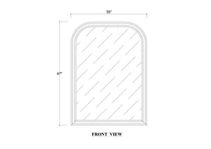 Lexington Rounded Mirror-Blue Hand Home