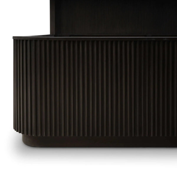 Kraton Rounded Bed King-Blue Hand Home