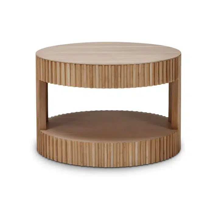 Kraton Round Side Table-Blue Hand Home