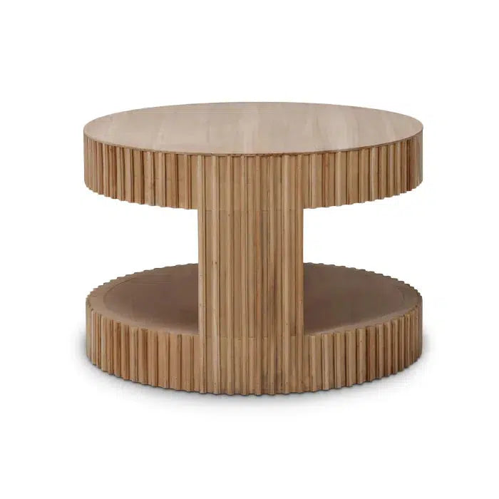 Kraton Round Side Table-Blue Hand Home