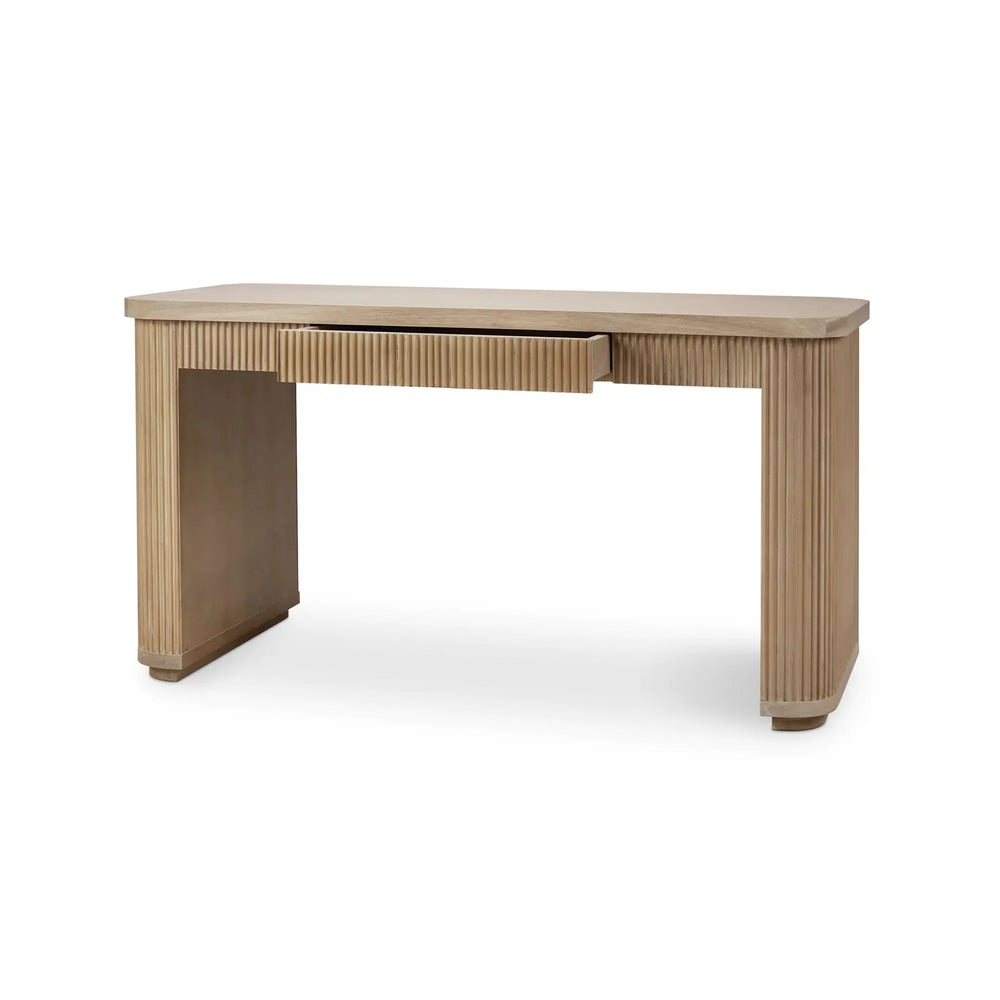 Kraton Rounded Rectangular Desk-Blue Hand Home