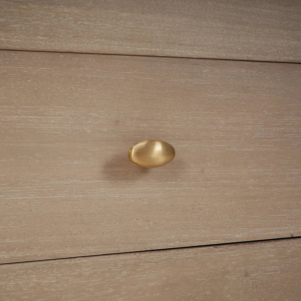 Luna 3 Drawer Bedside Table-Blue Hand Home