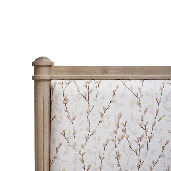 Kelly Upholstered Bed King-Blue Hand Home