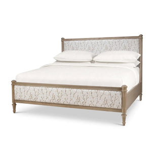 Kelly Upholstered Bed King-Blue Hand Home