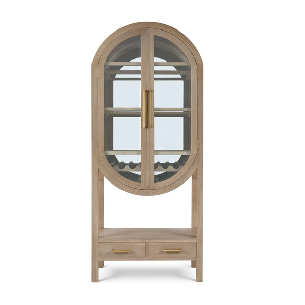 Napa Wine Cabinet-Blue Hand Home