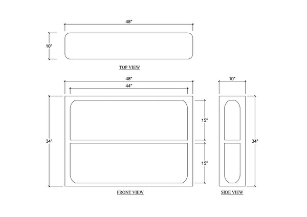 Corte Console Table-Blue Hand Home