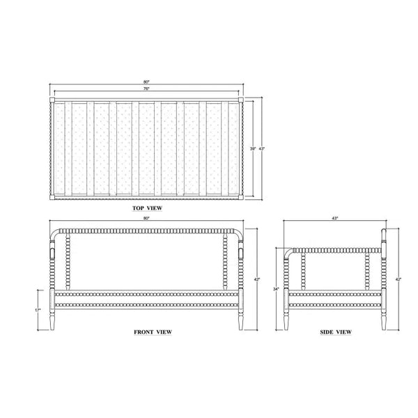 Cholet Twin Daybed-Blue Hand Home