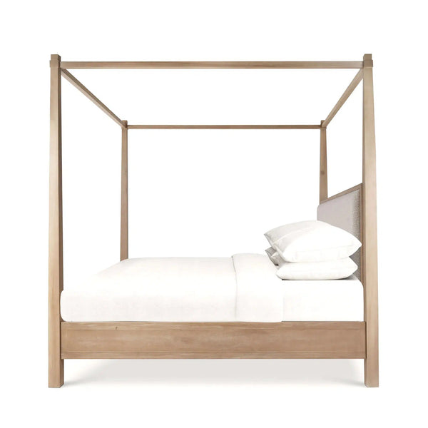 Luna Canopy Bed King-Blue Hand Home