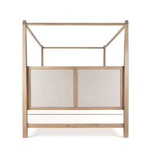 Luna Canopy Bed King-Blue Hand Home