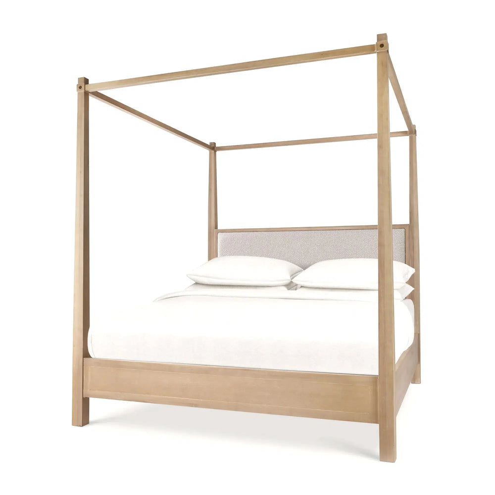 Luna Canopy Bed King-Blue Hand Home