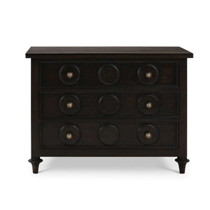 Laguna 3 Drawer Bedside Table-Blue Hand Home