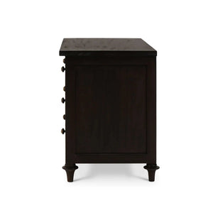 Laguna 3 Drawer Bedside Table-Blue Hand Home