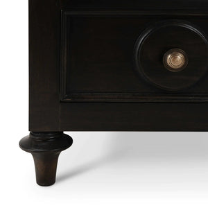 Laguna 3 Drawer Bedside Table-Blue Hand Home