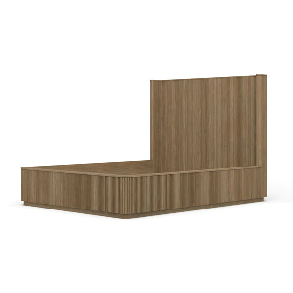 Kraton Rounded Queen Bed-Blue Hand Home