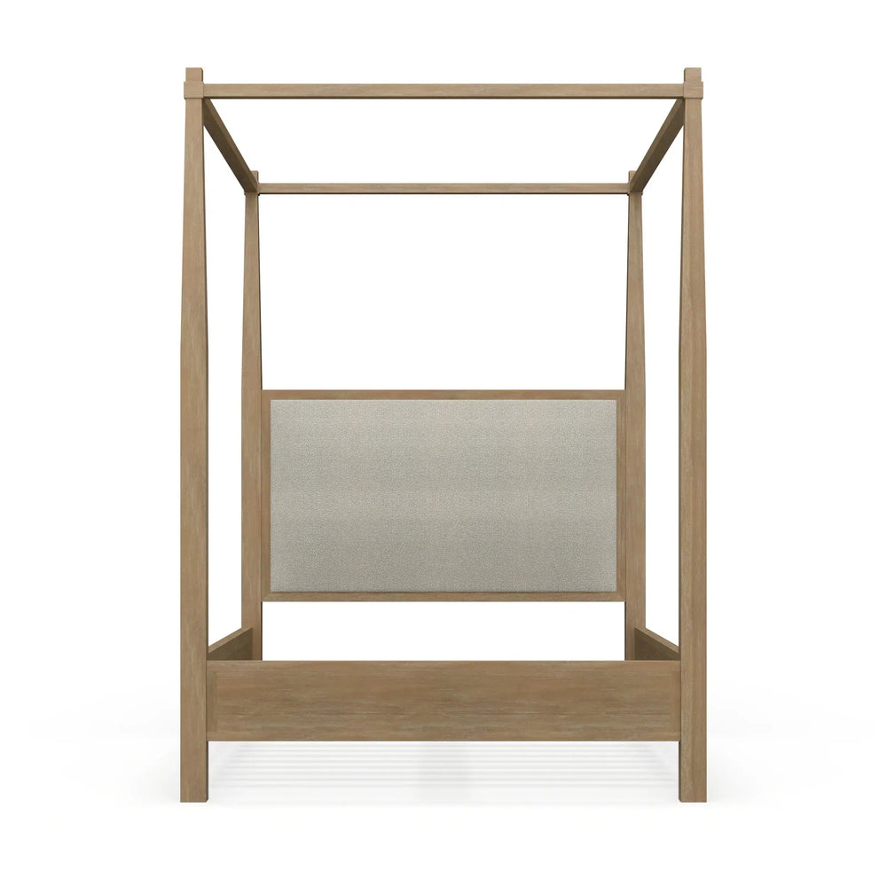 Luna Canopy Bed Queen-Blue Hand Home