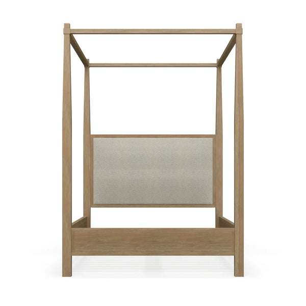 Luna Canopy Bed Queen-Blue Hand Home