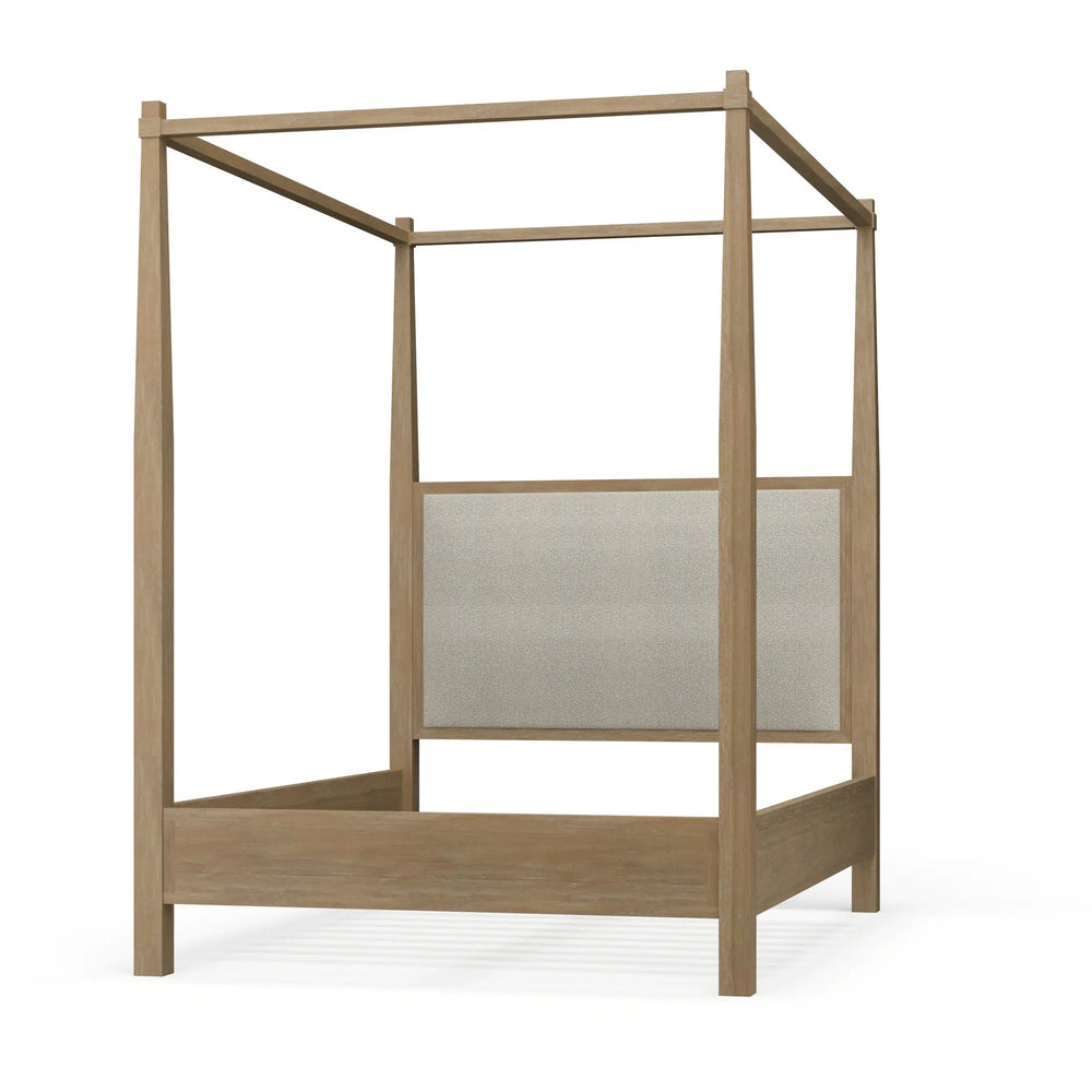 Luna Canopy Bed Queen-Blue Hand Home