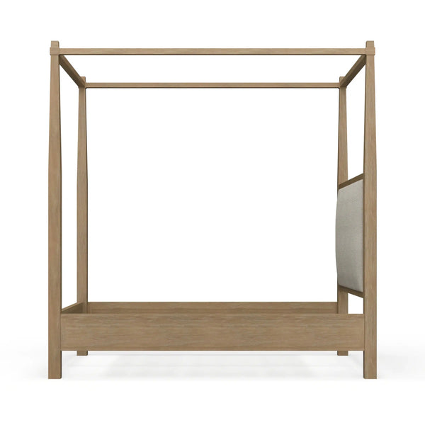 Luna Canopy Bed Queen-Blue Hand Home