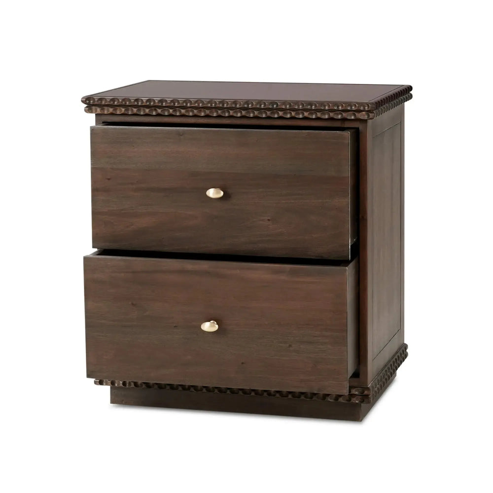 Maeve 2 Drawer Bedside Table-Blue Hand Home
