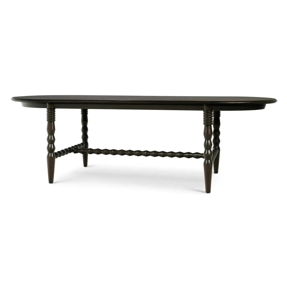 Ligna Oval Dining Table 99''-Blue Hand Home