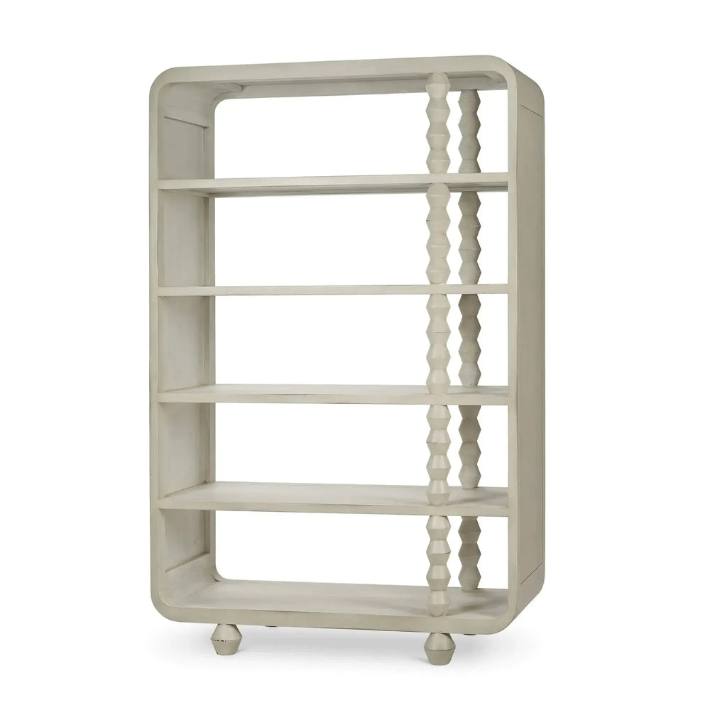 Ligna Open Bookcase-Blue Hand Home