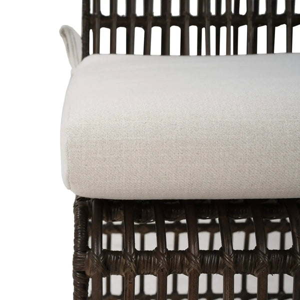 Carmel Rattan Chair-Blue Hand Home