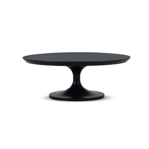 Pierre Round Coffee Table in Batavia Black-Blue Hand Home