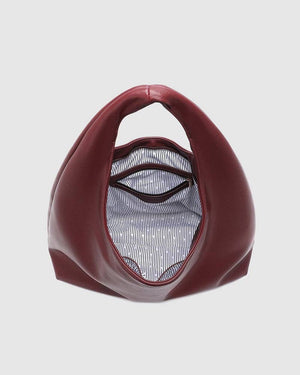 Monaco Shoulder Bag - Burgundy-Blue Hand Home