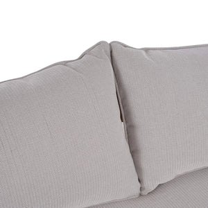 Raleigh 2 Seater W/ Seat & Back Cushions - Outdoor Teak-Blue Hand Home