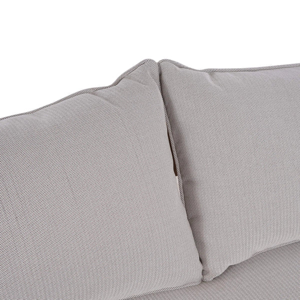 Raleigh 2 Seater W/ Seat & Back Cushions - Outdoor Teak-Blue Hand Home