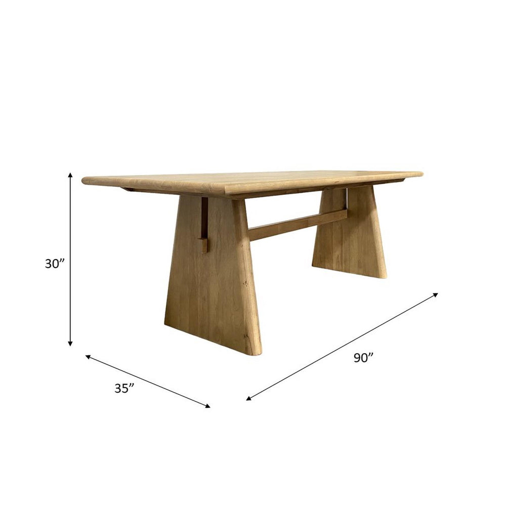 Natalie 90" Rect Dining Table-Blue Hand Home