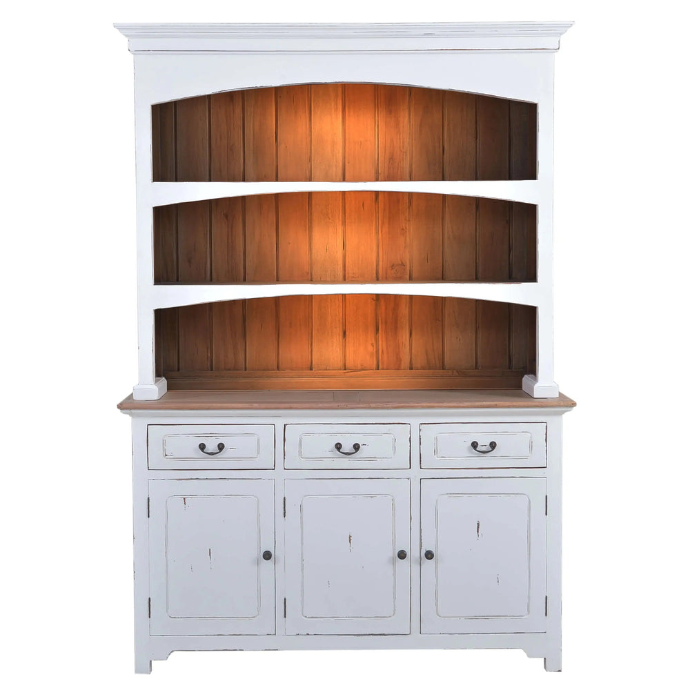 Aries Open Hutch w/ 3 LED-Blue Hand Home