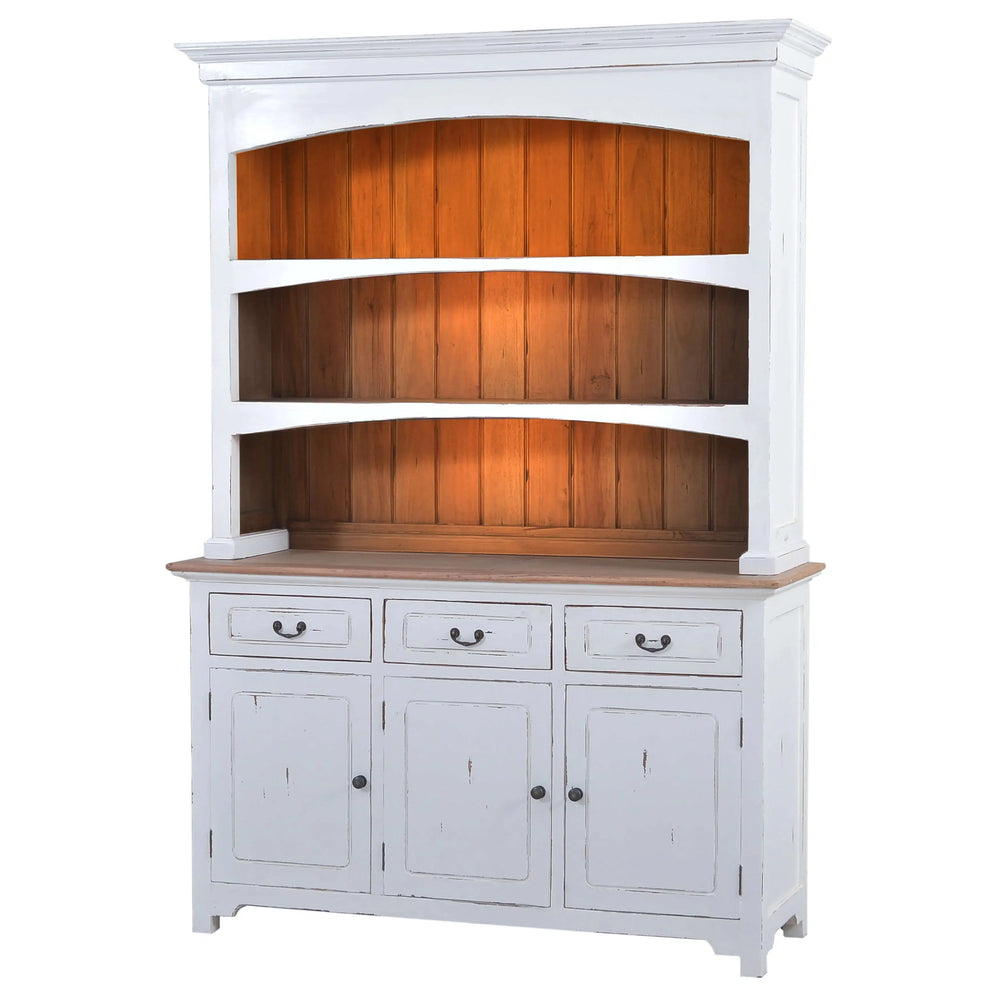 Aries Open Hutch w/ 3 LED-Blue Hand Home