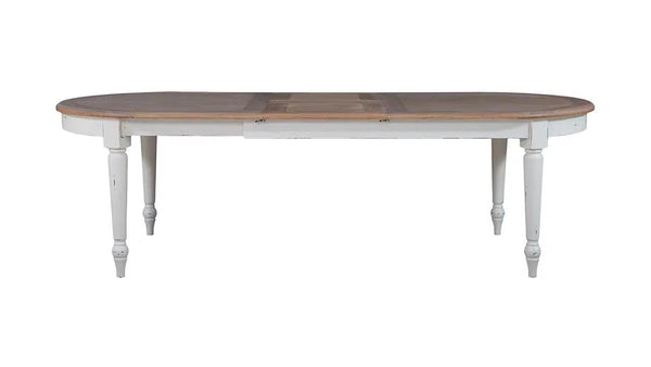 Market Open Extension Table 82'' extends to 103'' w/o Router-Blue Hand Home