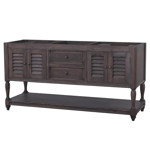 Cottage Master Vanity w/o Marble Top & Sink-Blue Hand Home