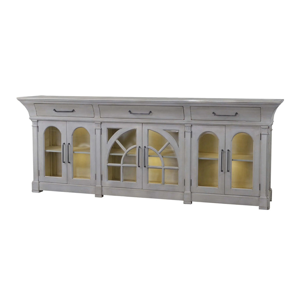 Lambeth Credenza w/ 6 LED-Blue Hand Home