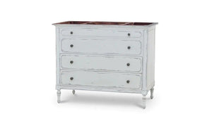 Carrington Single Vanity w/o Marble Top & Sink-Blue Hand Home