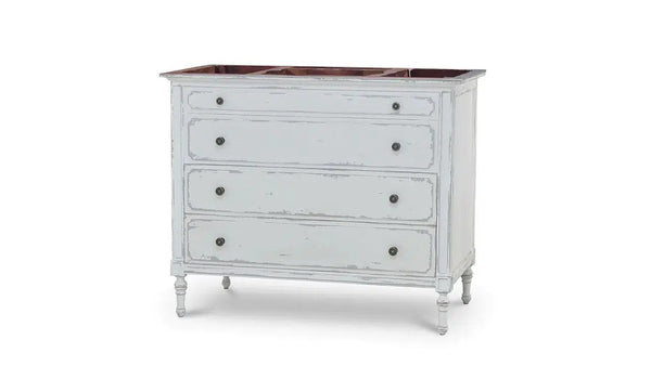 Carrington Single Vanity w/o Marble Top & Sink-Blue Hand Home