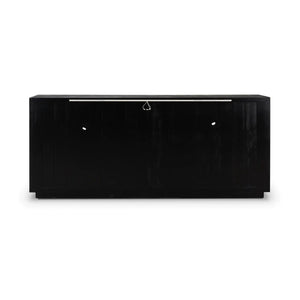 Vannes 4 Door Sideboard w/ Glass Shelves and LED lights-Blue Hand Home