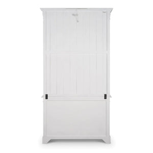 Fiona 4 Door Display Cabinet w/ Glass Shelves-Blue Hand Home