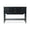Orleans Console Table In Batavia Black-Blue Hand Home