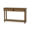Farringdon Small Console In Straw Wash-Blue Hand Home